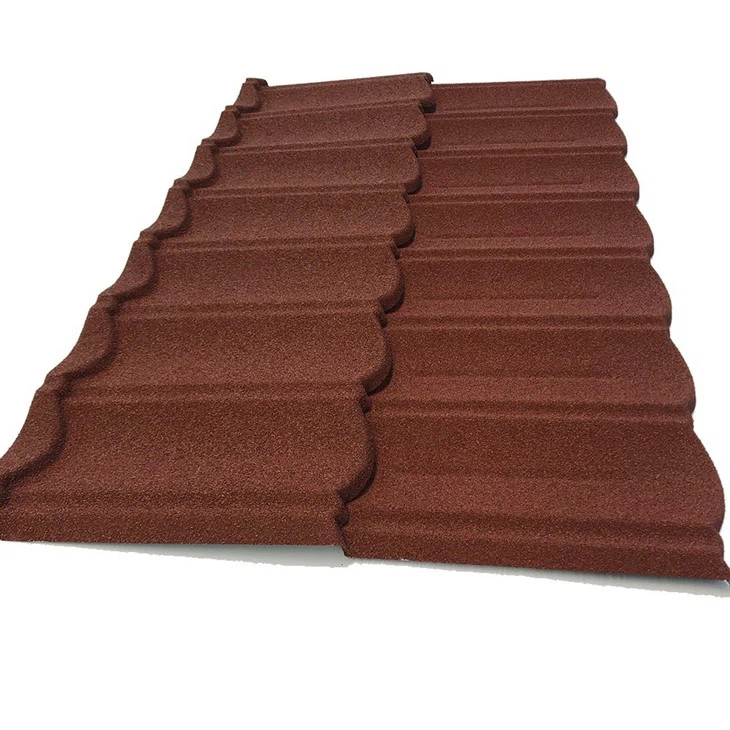 Color Coated Stone Metal Roof Bond Tiles