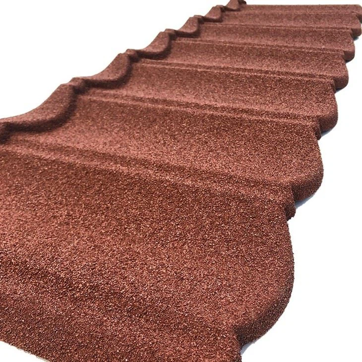 Color Coated Stone Metal Roof Bond Tiles