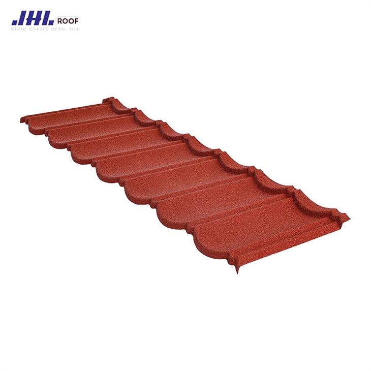 Lightweight Roof Affordable European Roofing Panel Tiles Stone Coated Metal Sheet