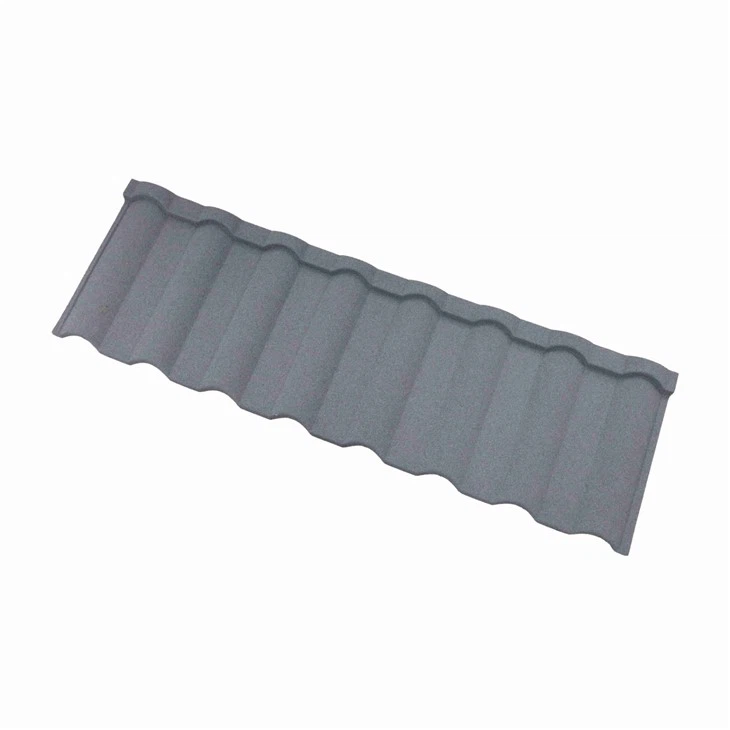 Milano Style Metal Roof Tiles Durable Stone Coated Steel Roofing factory